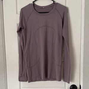 lululemon athletica Swiftly Long Sleeve Top - purple